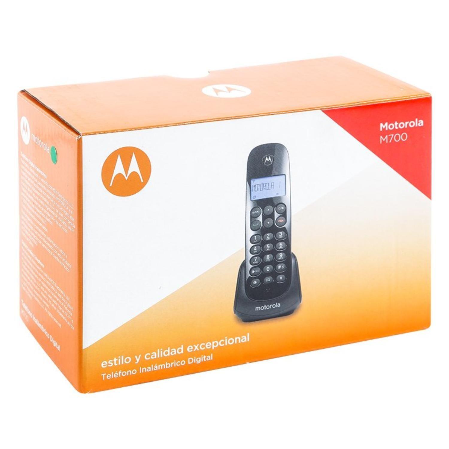 Telefono Sobremesa Digital Inalambrico Blanco M700 Motorola-2