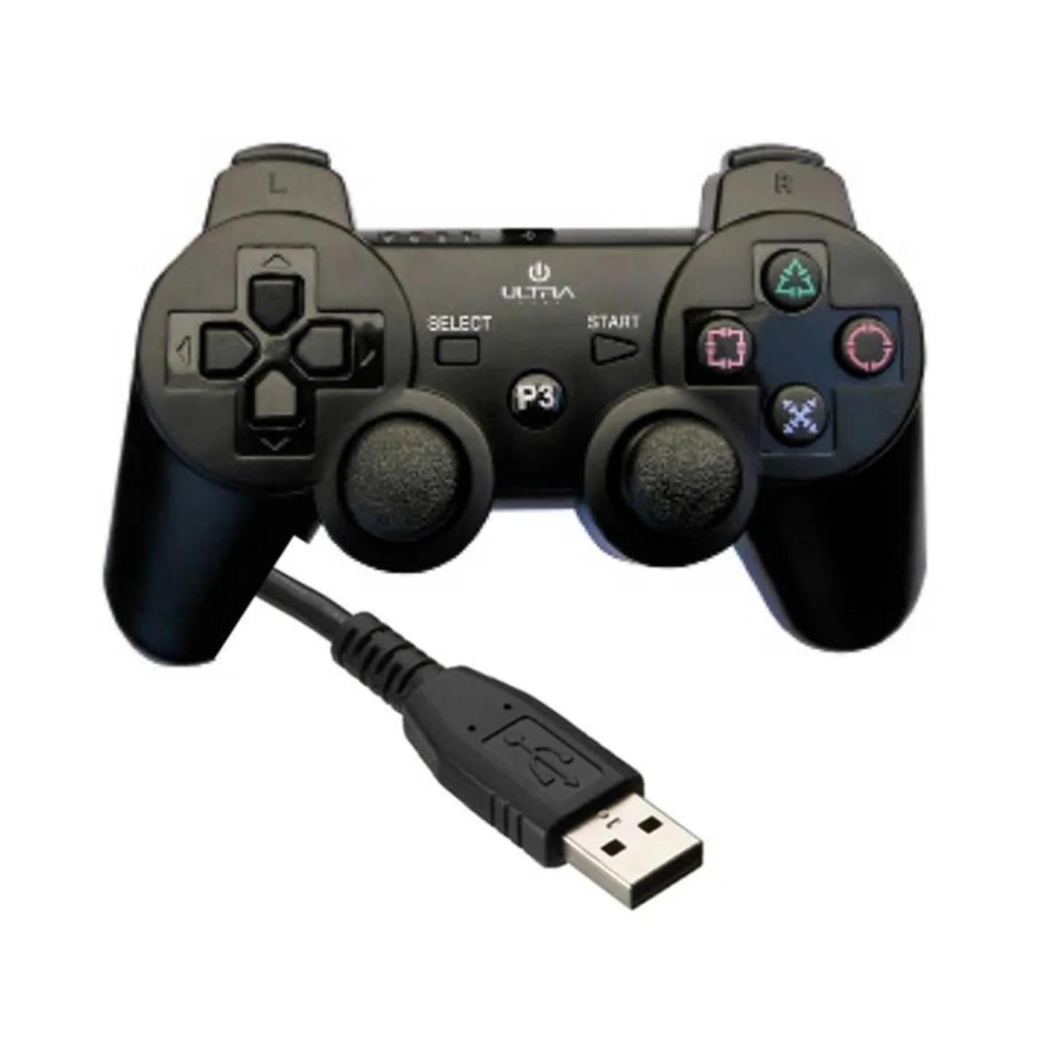 Joystick Mando Bluetooth Para PS3 Con Cable USB-2