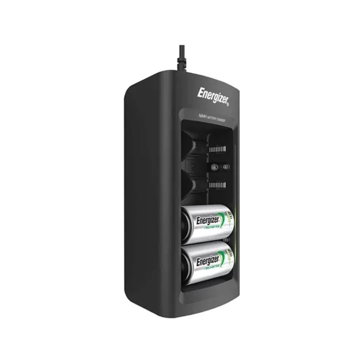 Cargador De Pilas AA AAA C D 9V Luz LED Energizer-2