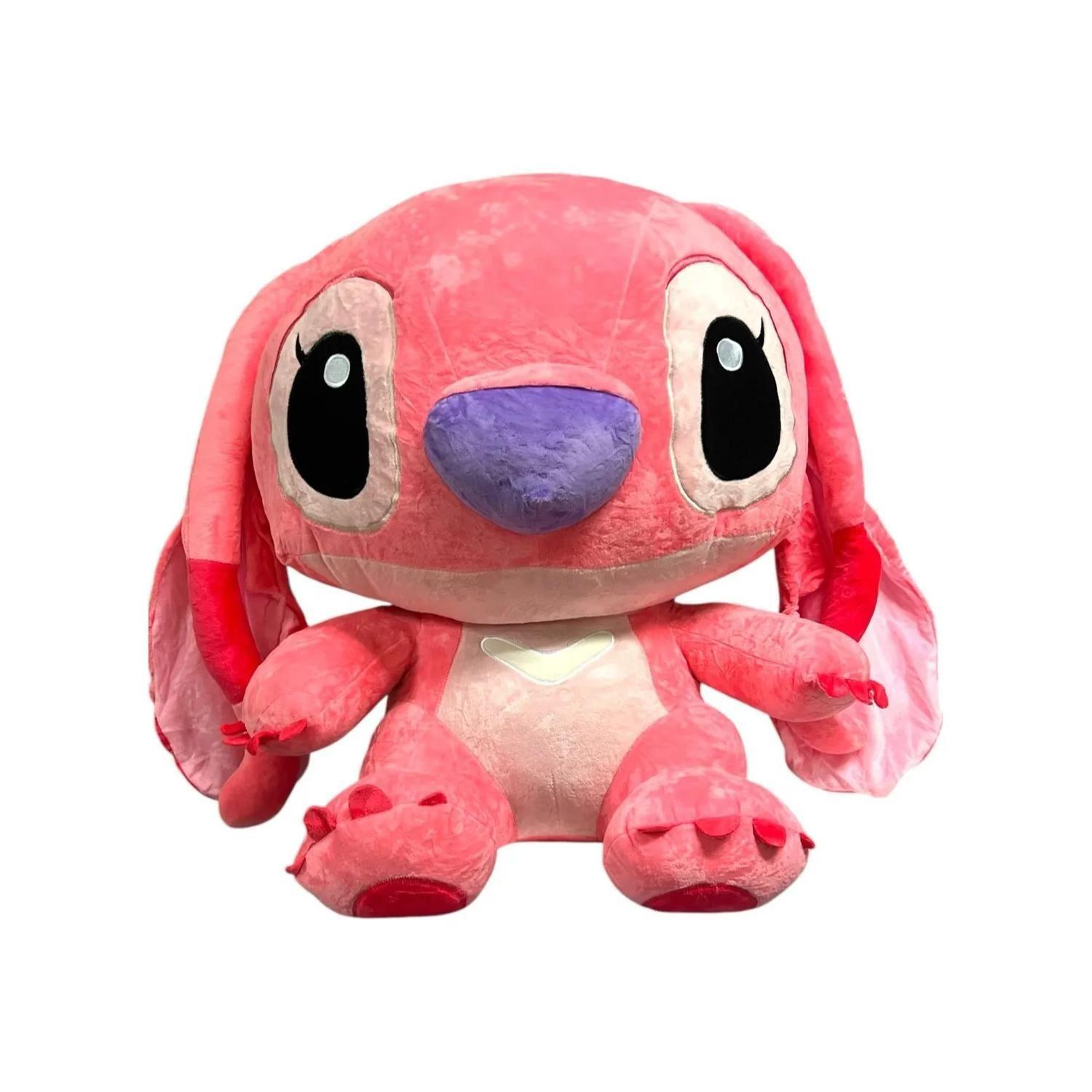 Juguete Peluche Angel 25cm De Stitch Rosado Infantil-0