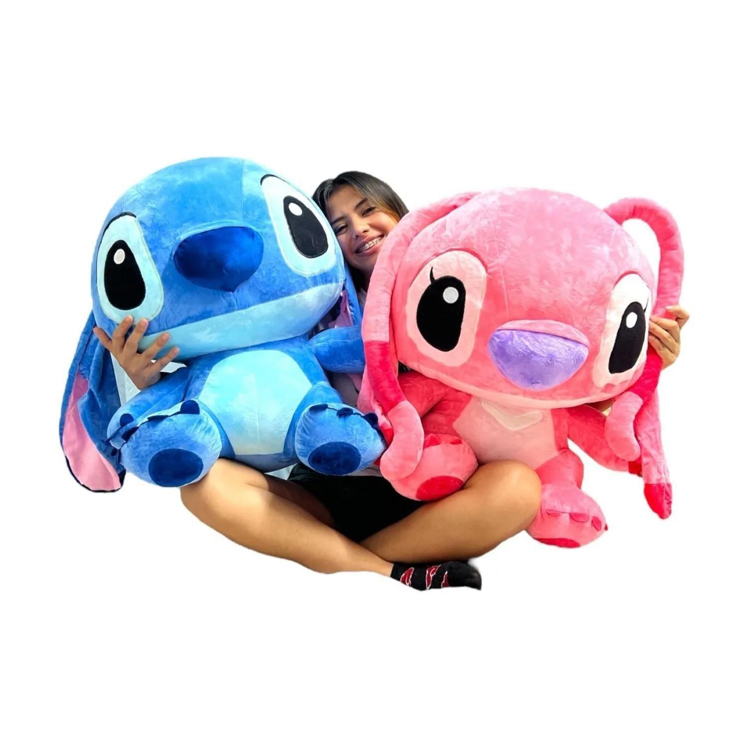 Juguete Peluche Angel 25cm De Stitch Rosado Infantil-2