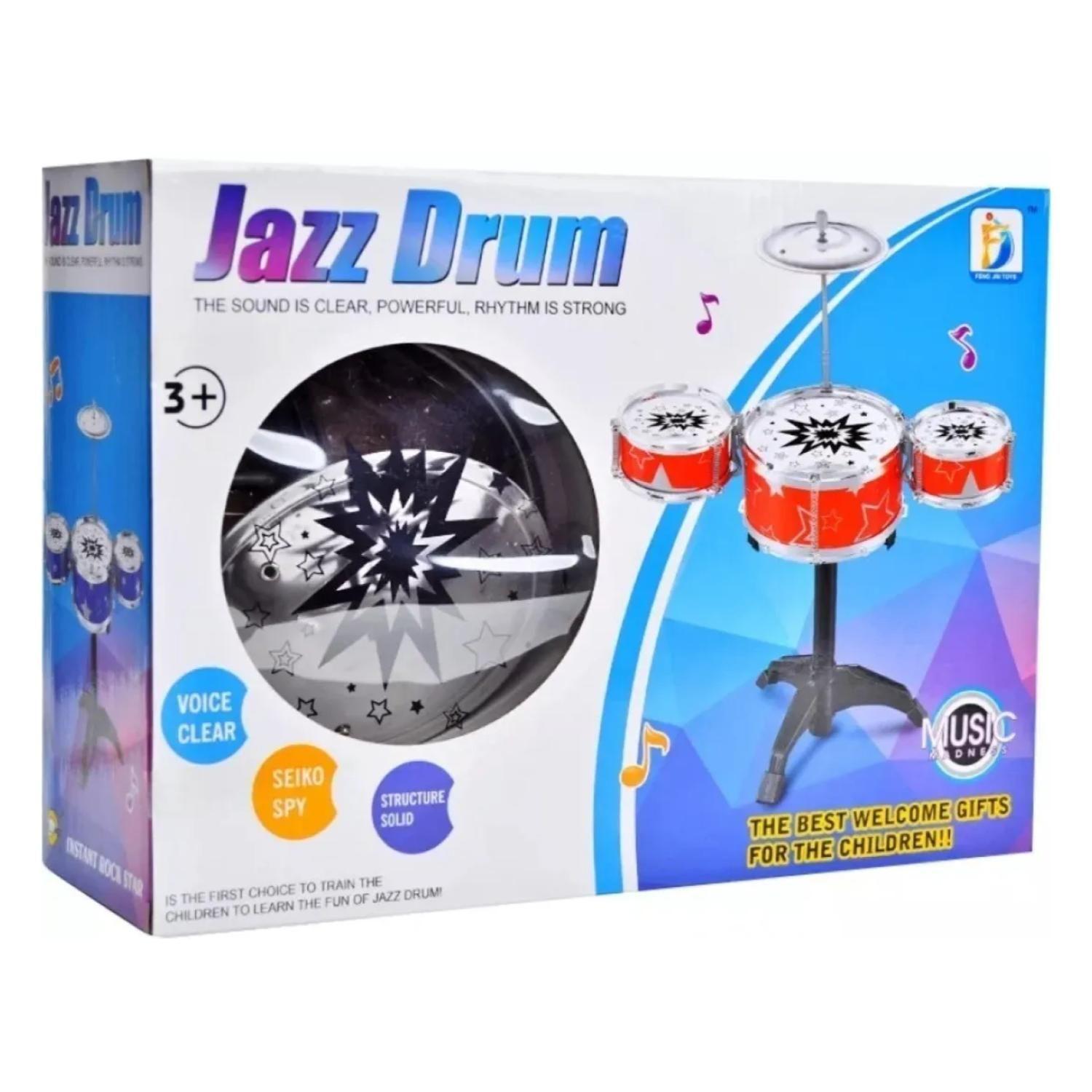 Juguete Bateria Musical 46cm Con Baquetas Infantil-3