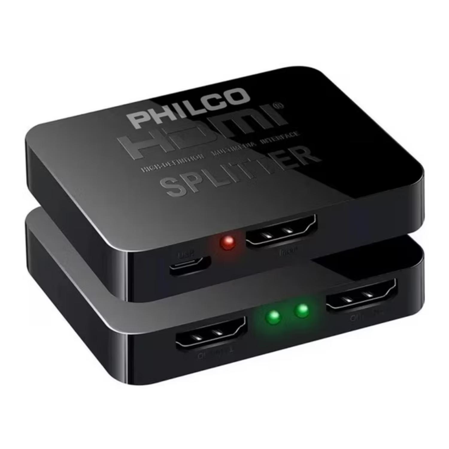 Adaptador HDMI Splitter 1x2 FHD Negro MP4103-1