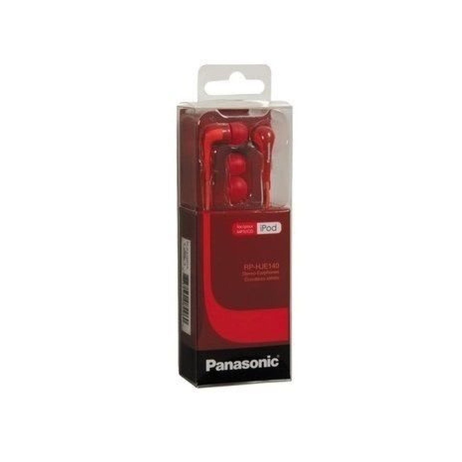 Audifonos In Ear Jack 3.5mm 1.2m Rojo RP-HJE140-2