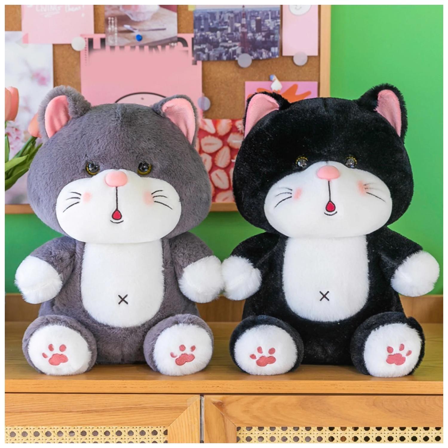 Juguete De Peluche Gato Cafe 30cm Kawaii Infantil-2
