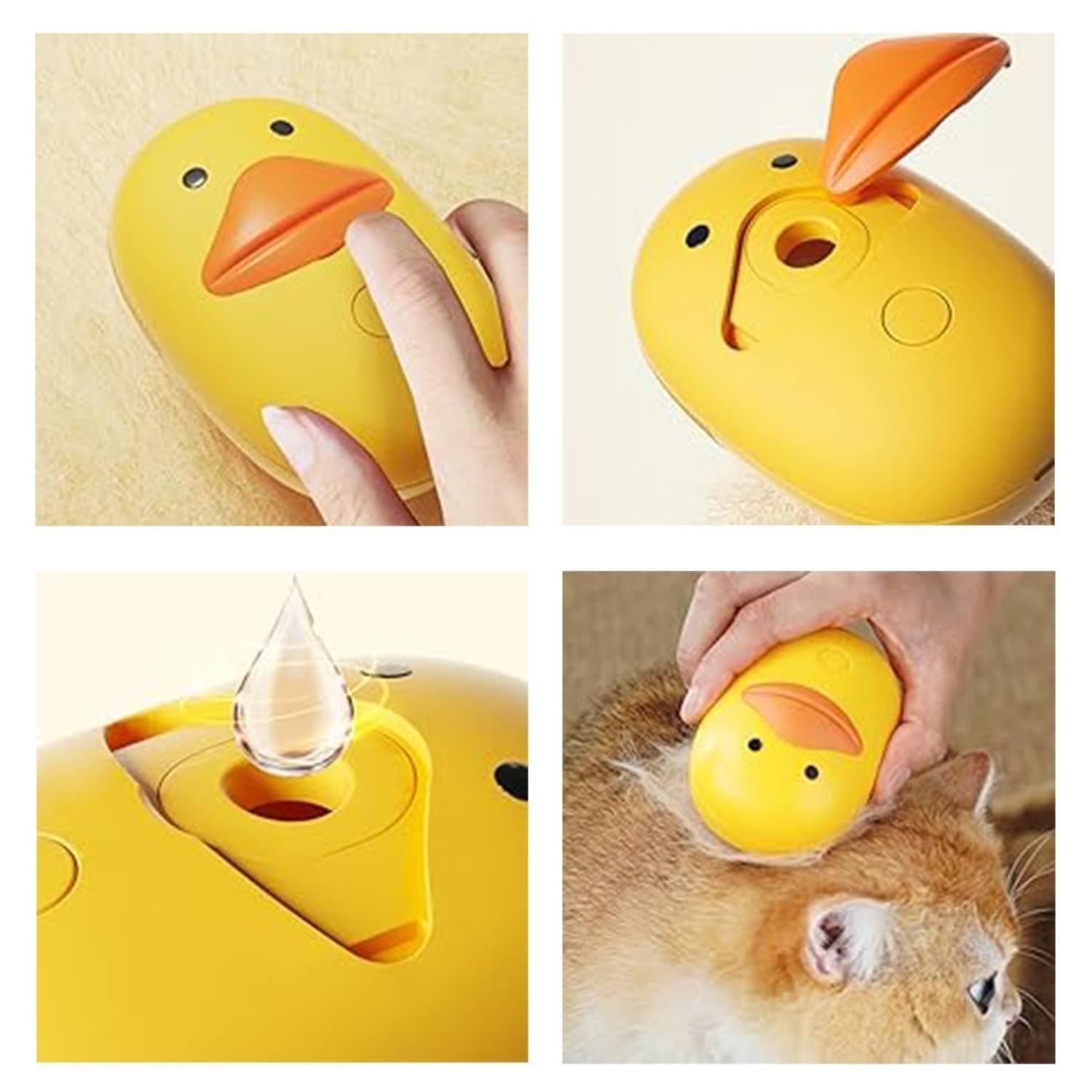 Cepillo Con Vapor Para Limpieza Y Masajes Para Mascotas Amar-6