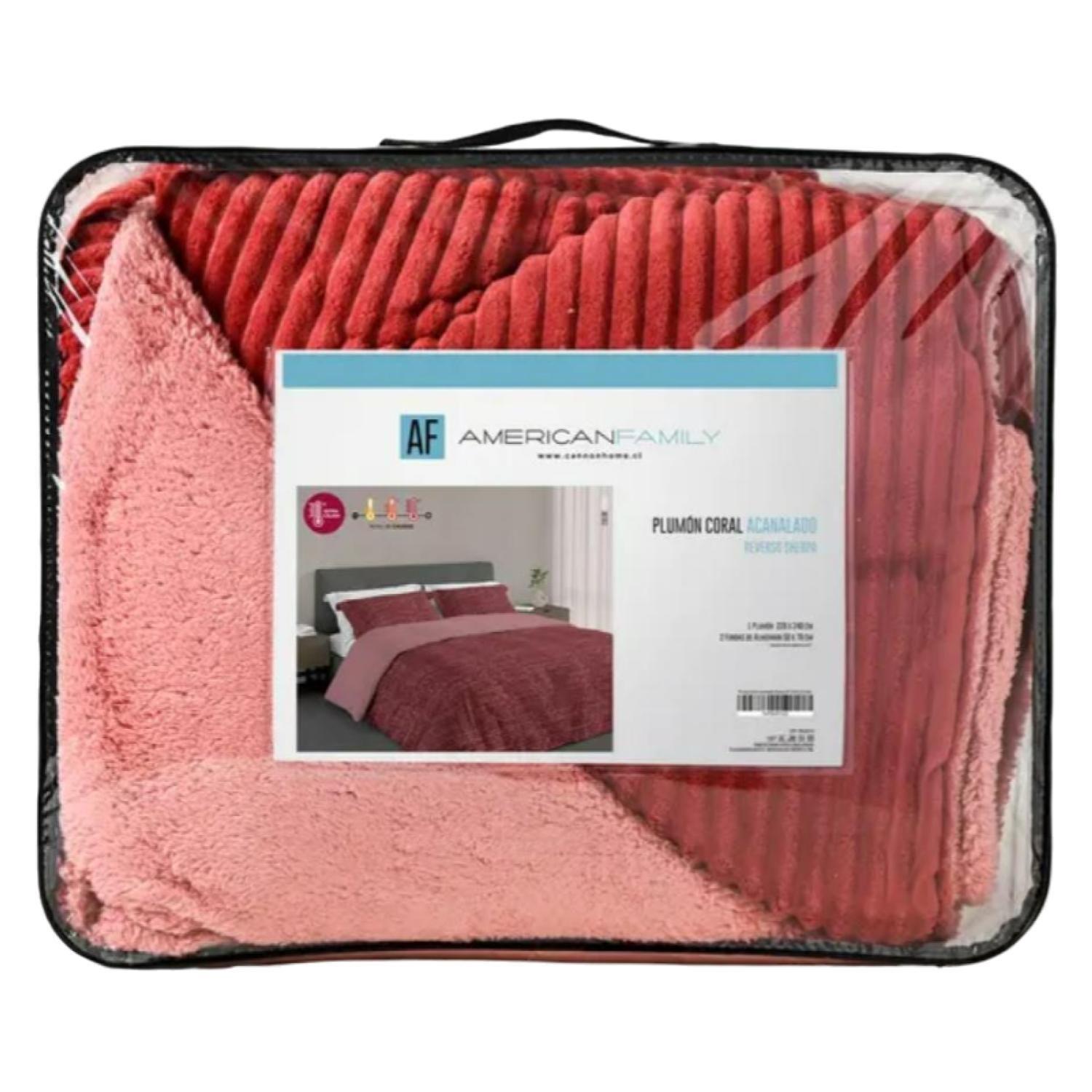 Plumon Sherpa King 2.5 Plazas Coral American Family-0