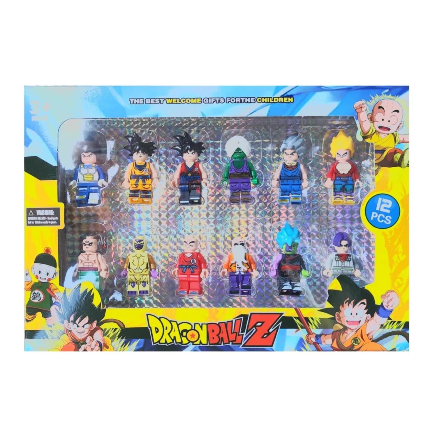 Juguete Set 12 Figuras 7cm Dragon Ball Bloques Infantil-2
