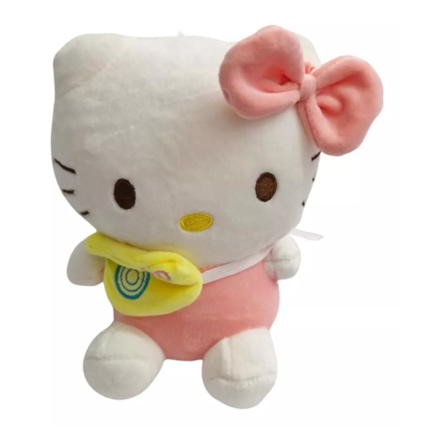 Juguete Peluche Hello Kitty Con Camara 20cm Rosado Infantil-1