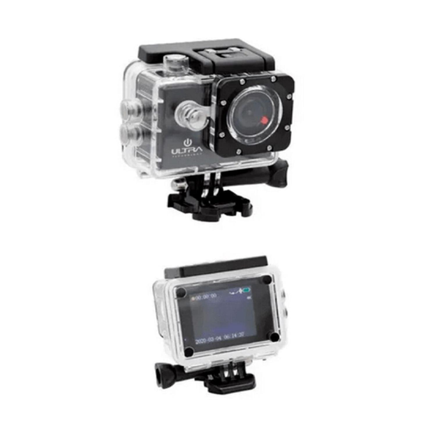 Camara Deportiva Sumergible 4K HD WiFi accesorios Ultra-0