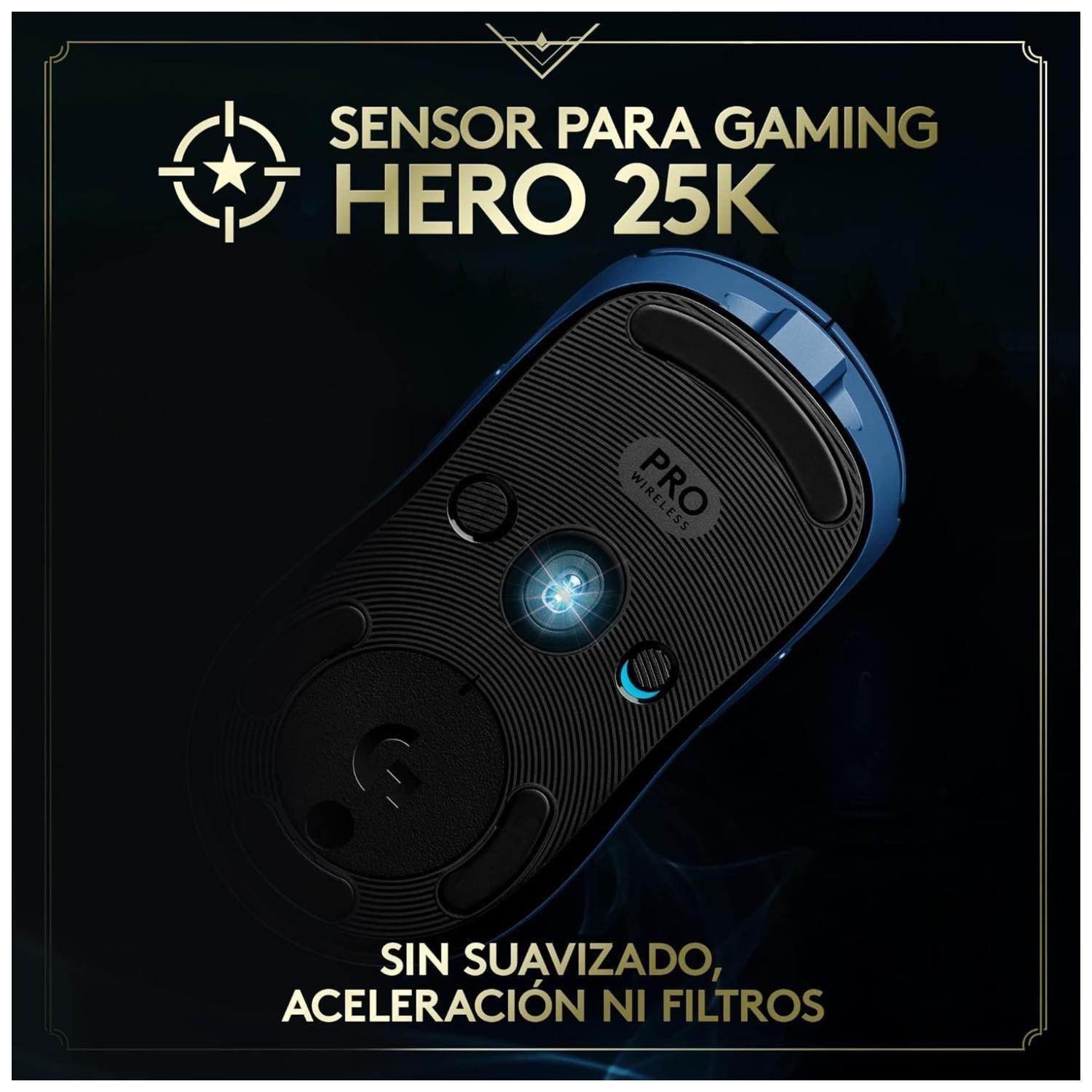 Mouse Gamer Inalambrico 8 Botones 25600 DPI RGB Lightsync Diseño LOL-4