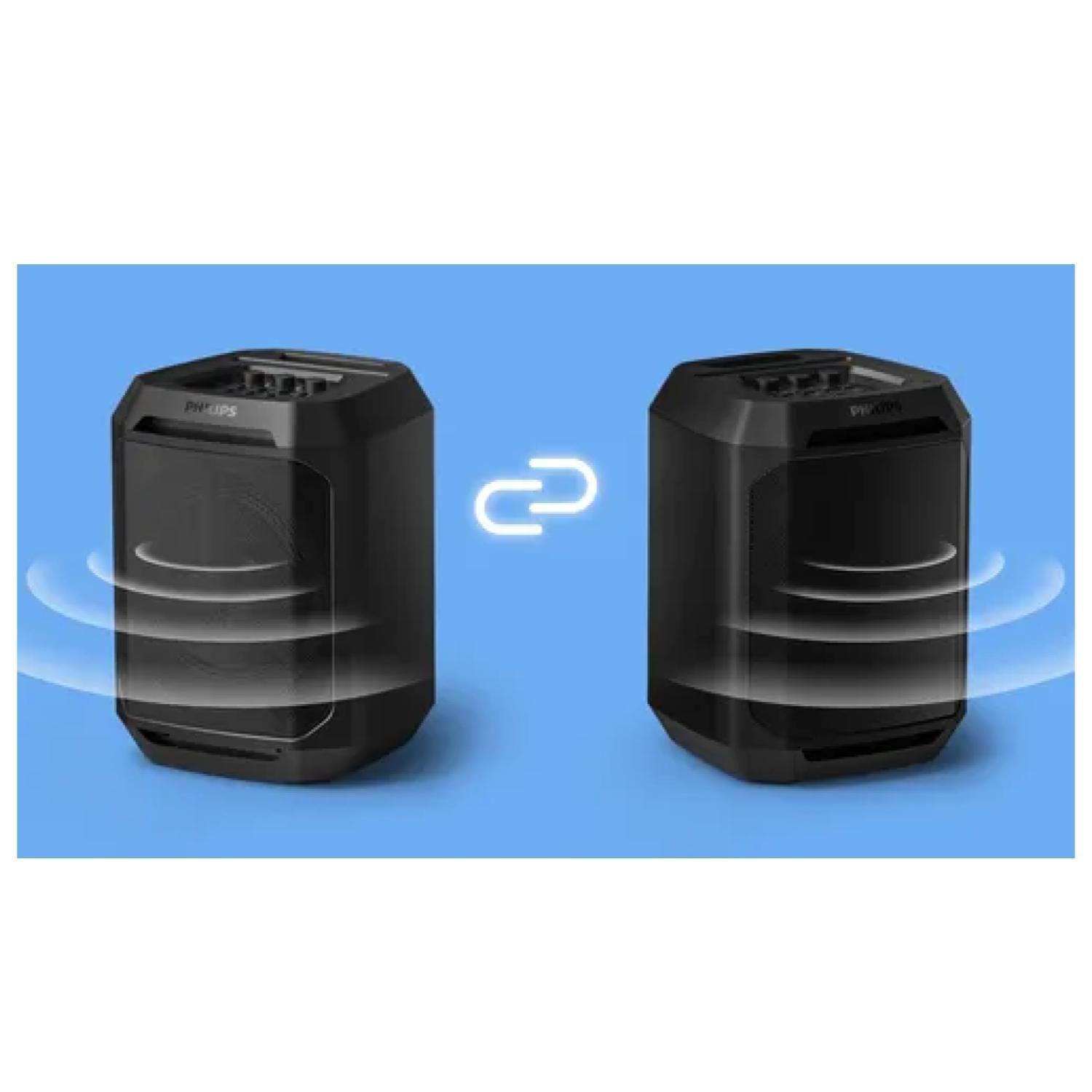 Parlante Bluetooth 30W  Woofer LED Negro Tax2208 Phillips-1