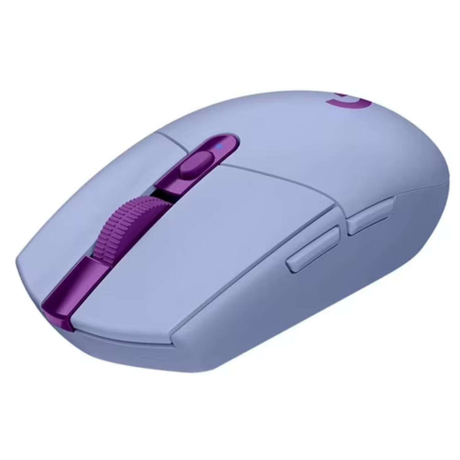 Mouse Inalambrico Gamer 6 Botones G305 Morado-2