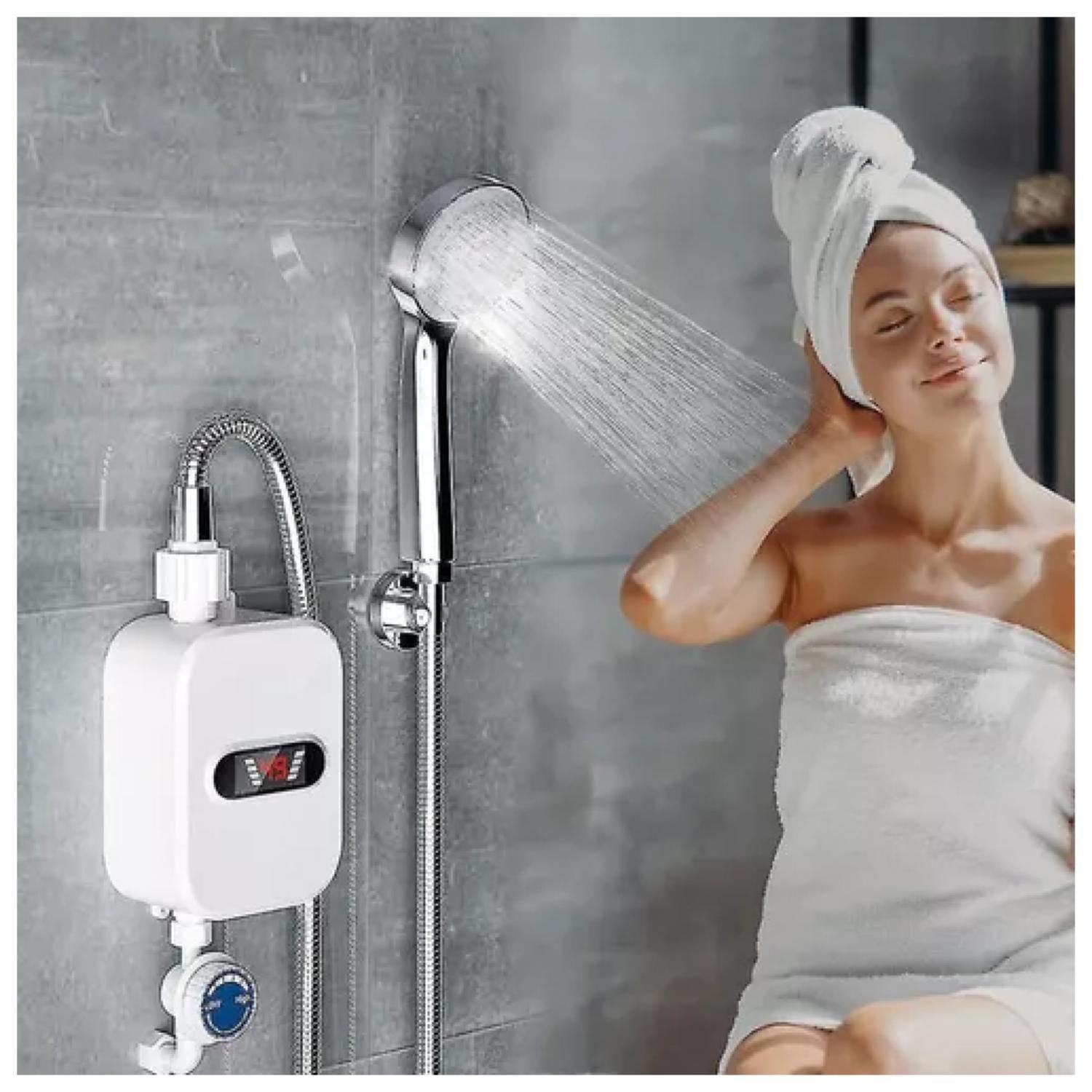 Mini Calentador De Agua Para Ducha Instantaneo Baño-3