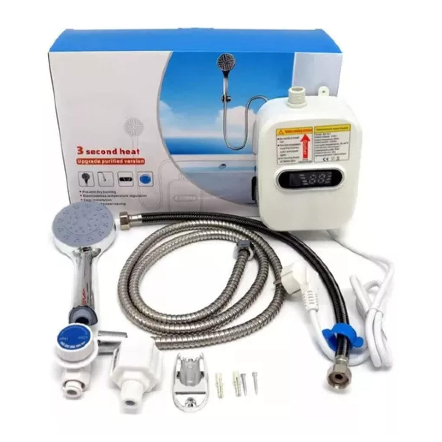 Mini Calentador De Agua Para Ducha Instantaneo Baño-5
