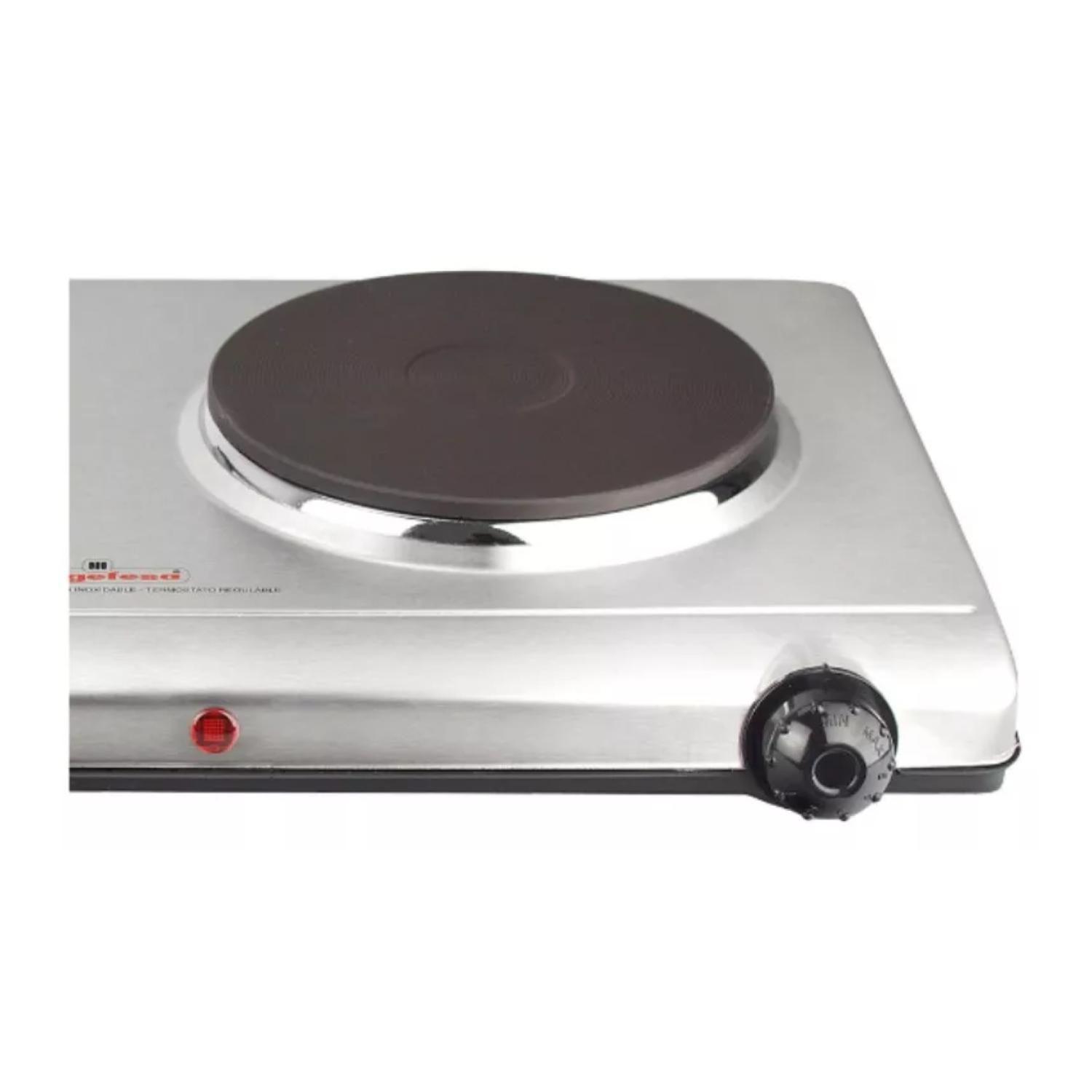 Cocina Encimera Electrica 2 Platos 22500W Dinamic Inox Duo-2