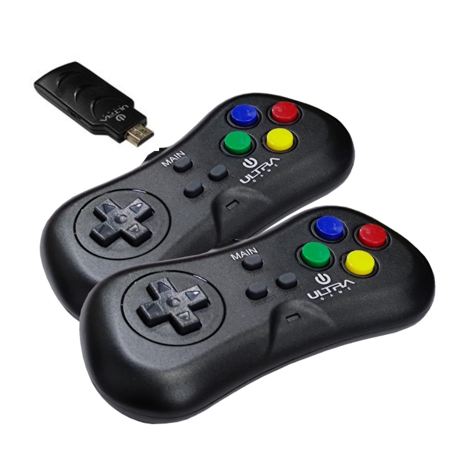 Consola Retro Stick HDMI Joystick Inalambricos 638 Juegos Negro Ultra-0