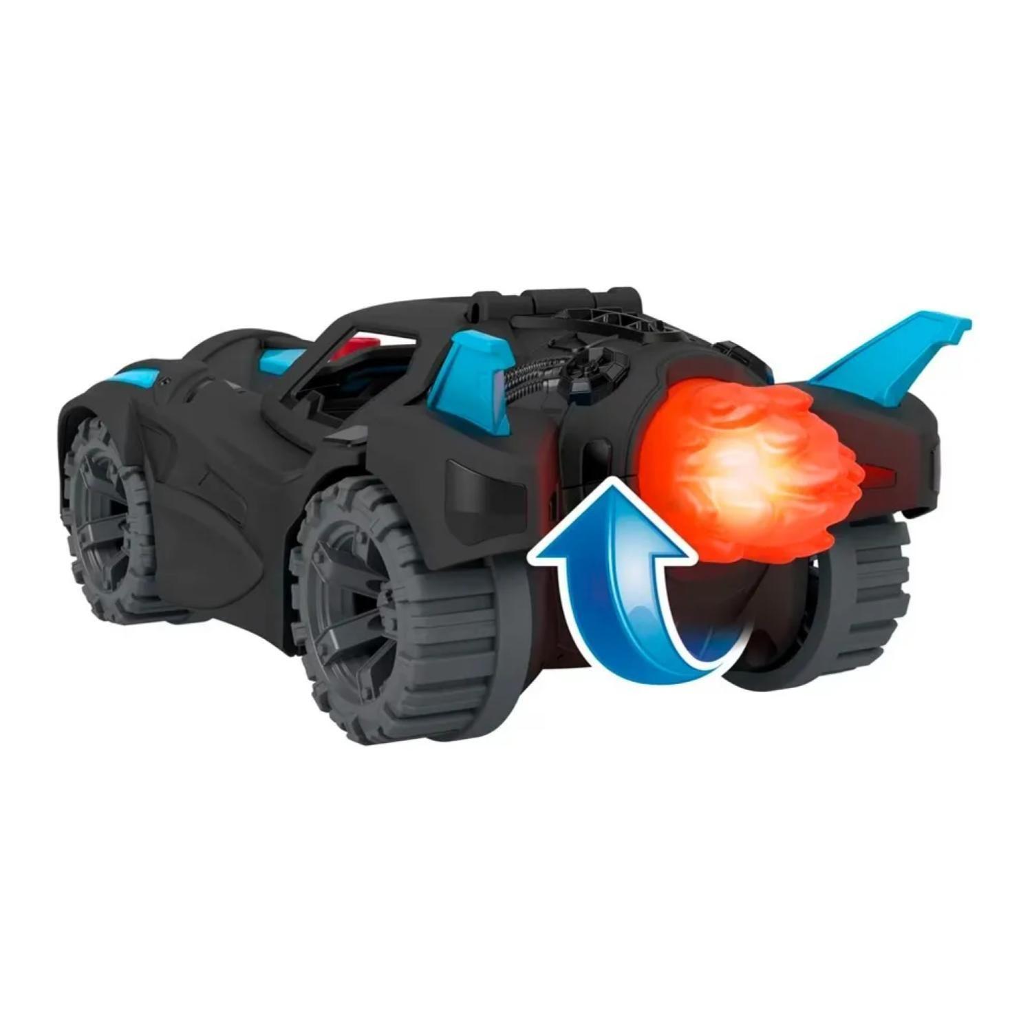 Juguete Auto De Batman Con Figura 10cm Con Sonido Infantil-1