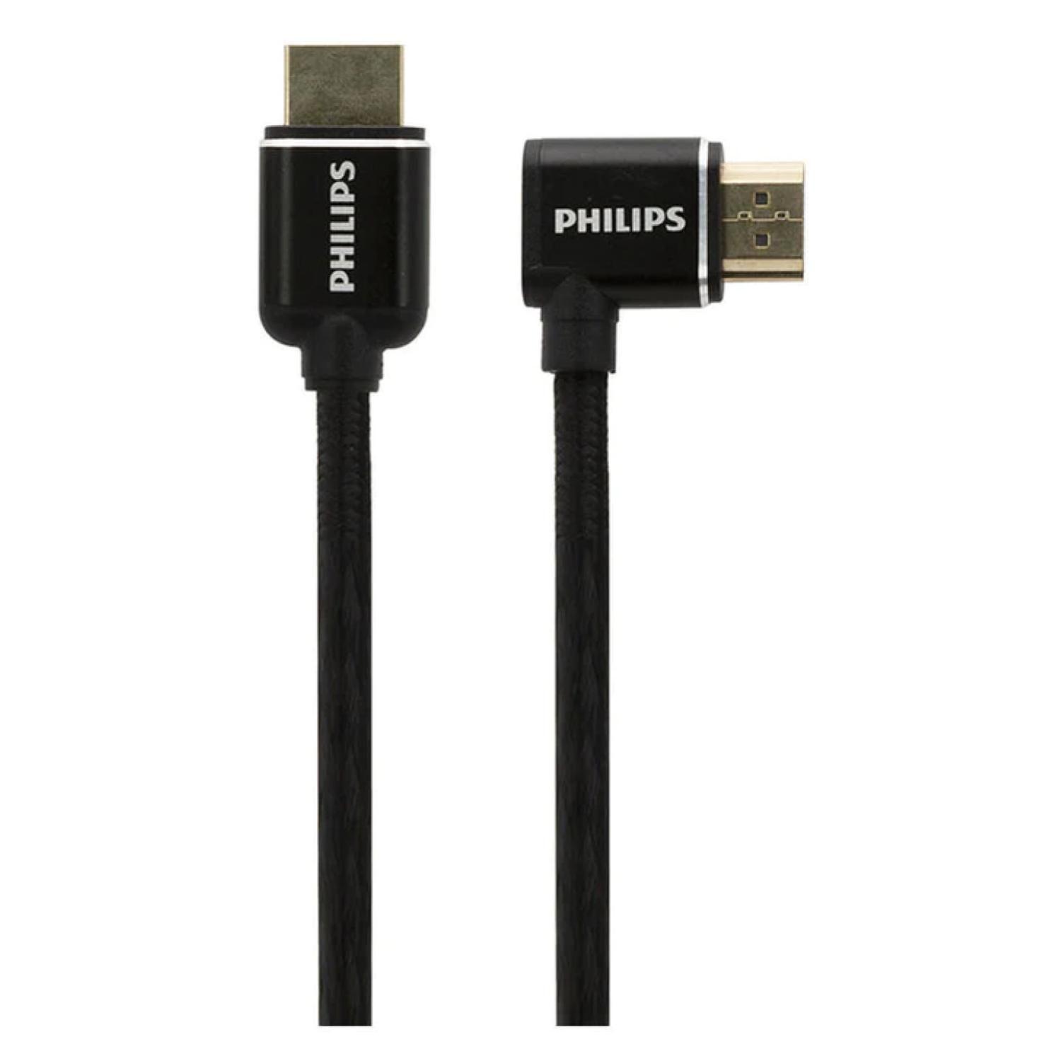 Cable HDMI 90 Grados 1.5 Mts PD HD 4K Negro Philips-1