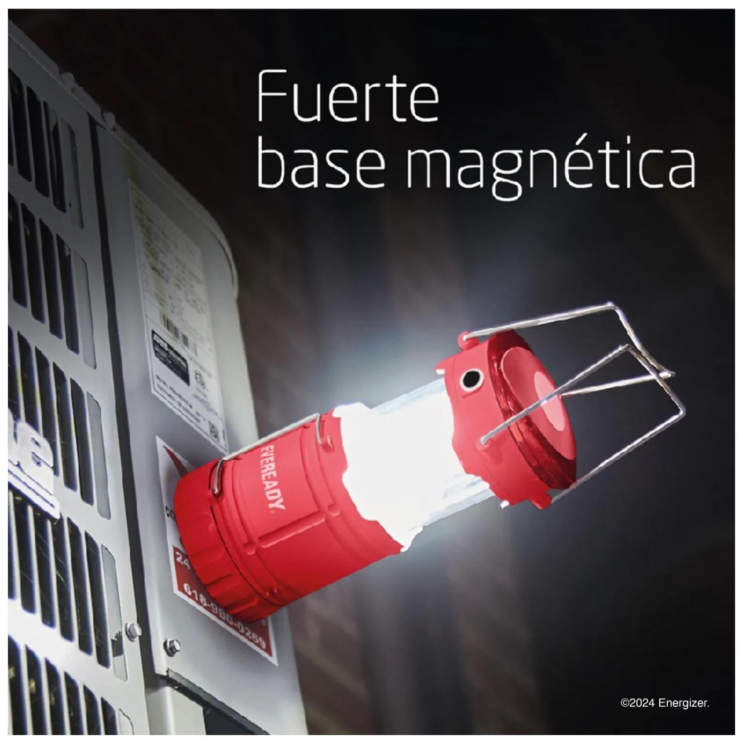 Linterna Foco Farol LED 350lm Compactable Rojo Eveready-2