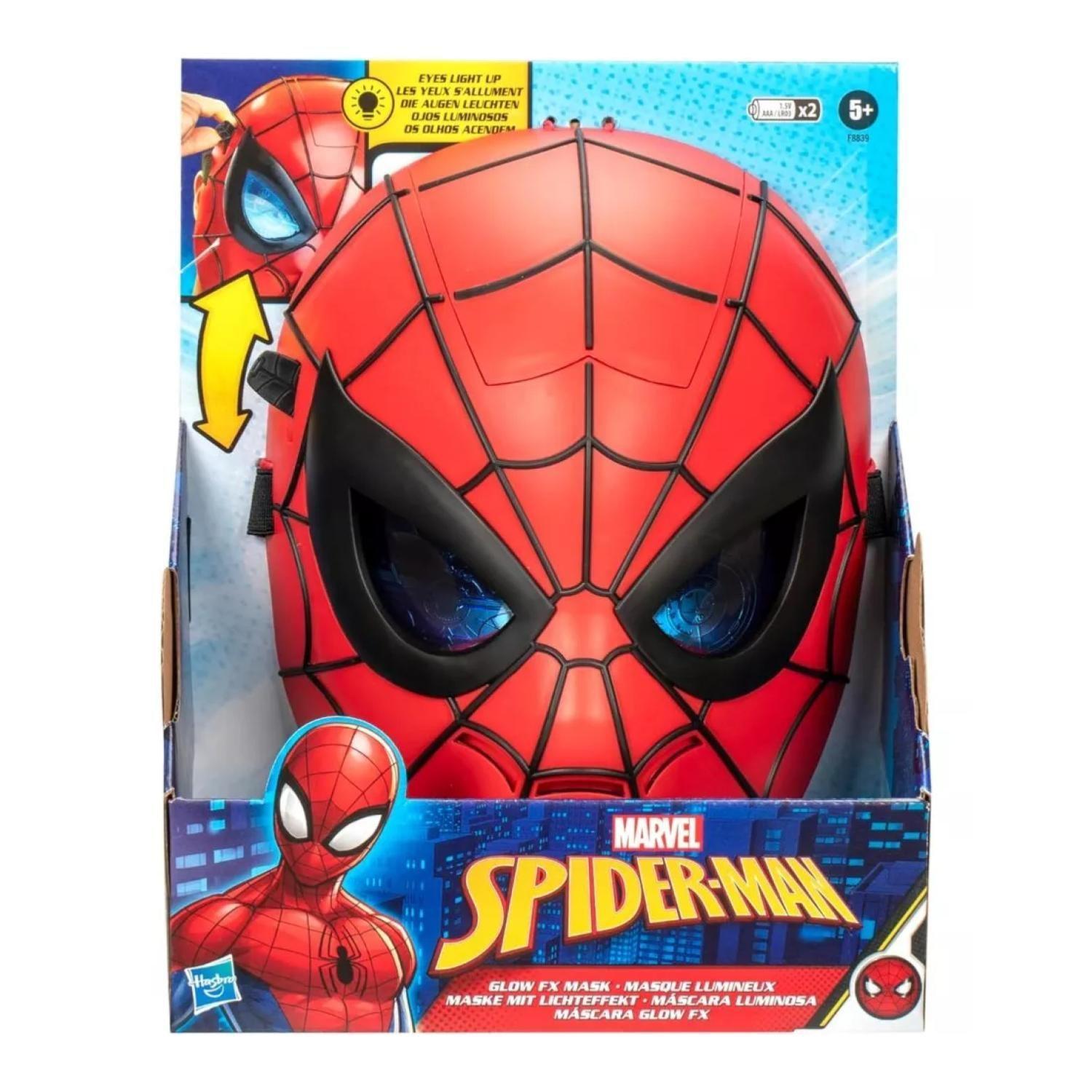 Juguete Mascara Luminosa Spiderman Marvel Infantil-2