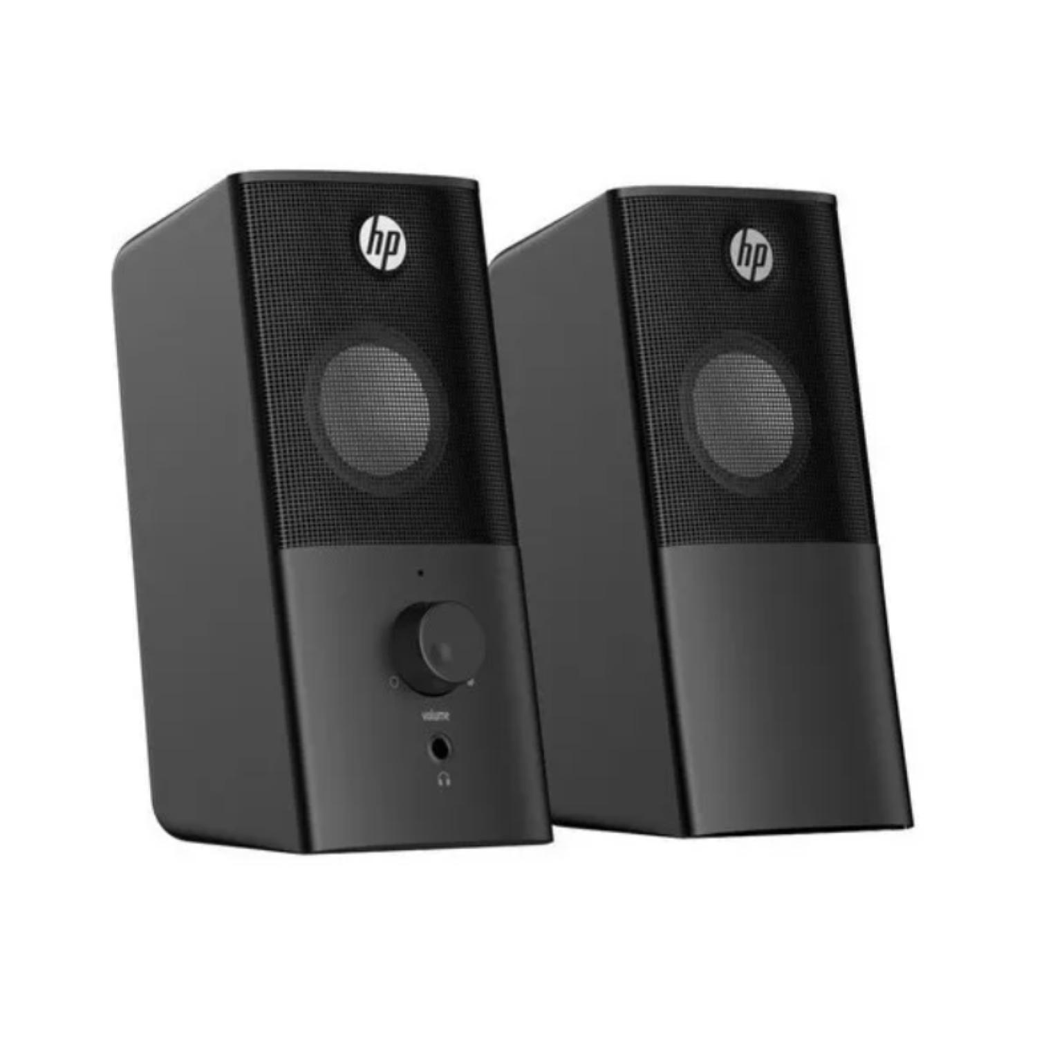 Parlantes Gamer Para PC 2x3W RMS Jack 3.5 USB Negro DHS-2101 HP-1