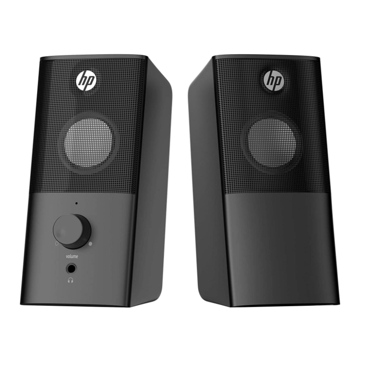 Parlantes Gamer Para PC 2x3W RMS Jack 3.5 USB Negro DHS-2101 HP-0