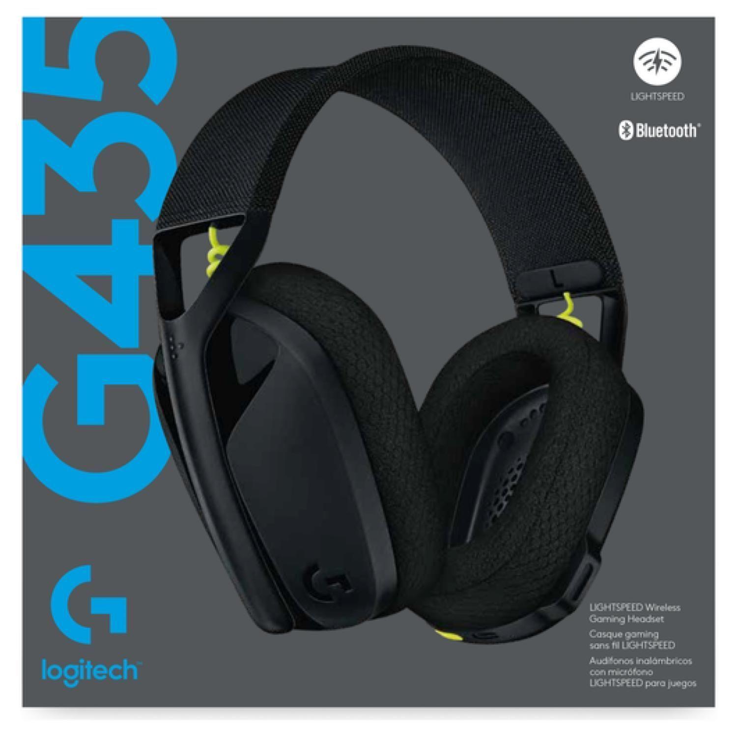 Audifono Gamer Inalambrico Recargable Lightspeed PC PS5 PS4 Xbox Negro G435 Logitech-6