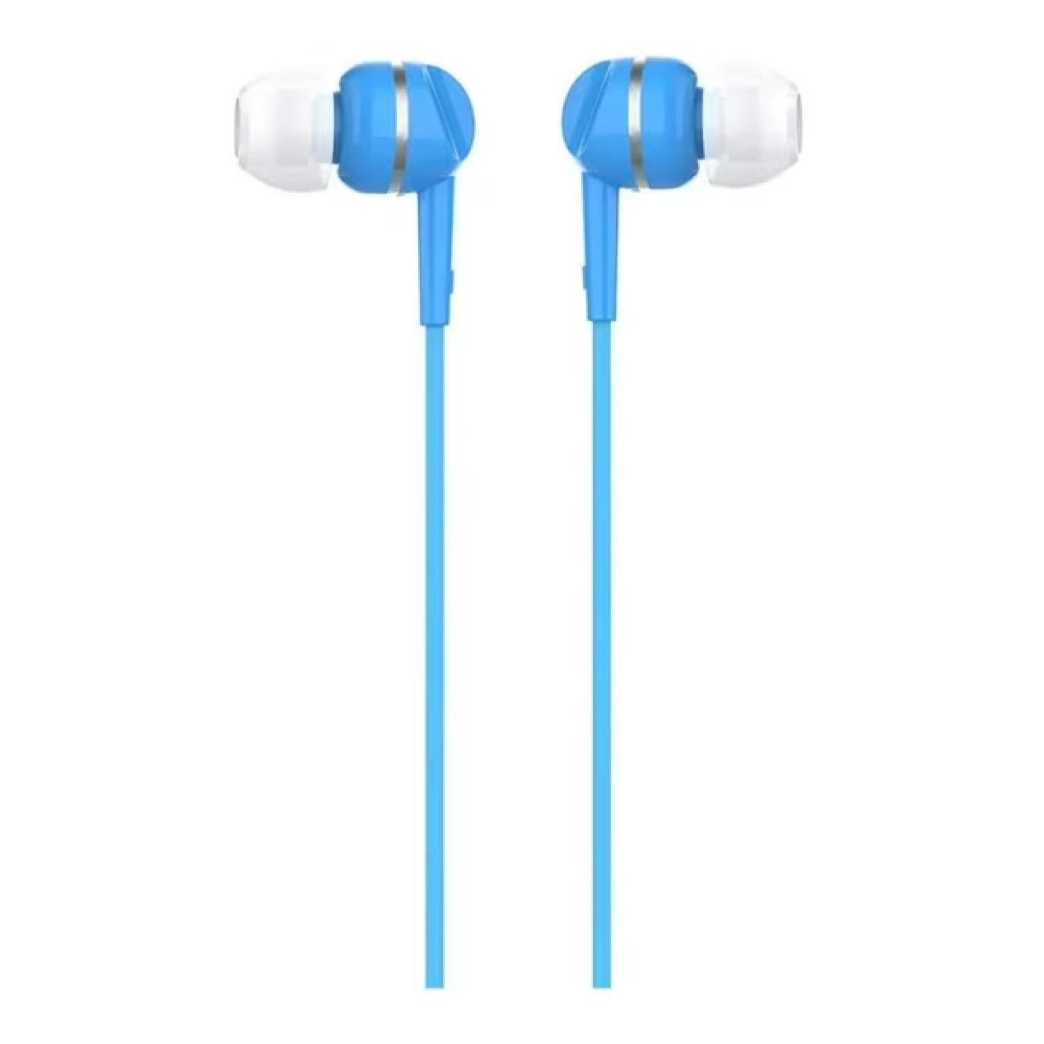 Audifonos Manos Libres Jack 3.5 Azul EarBuds 105-2
