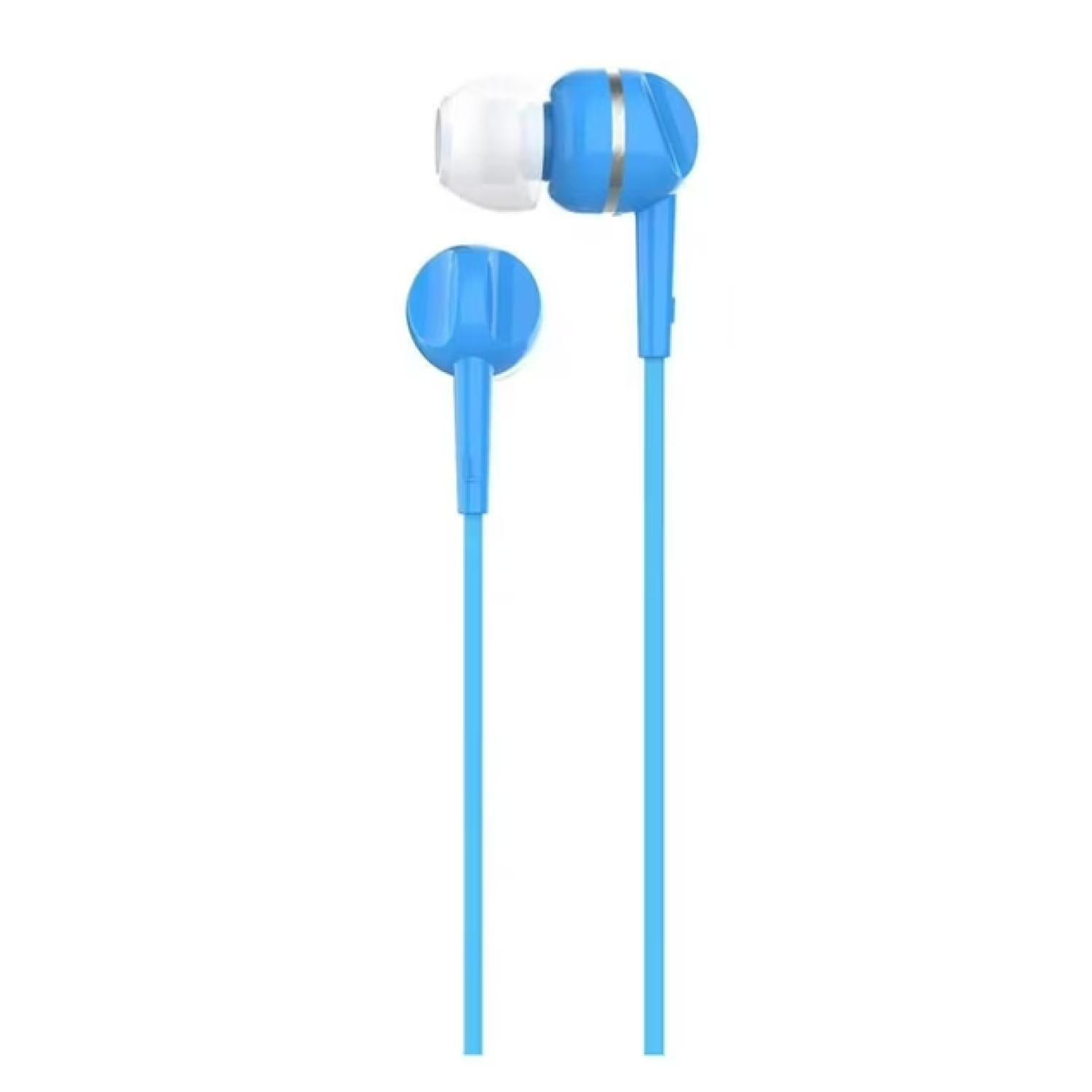 Audifonos Manos Libres Jack 3.5 Azul EarBuds 105-3