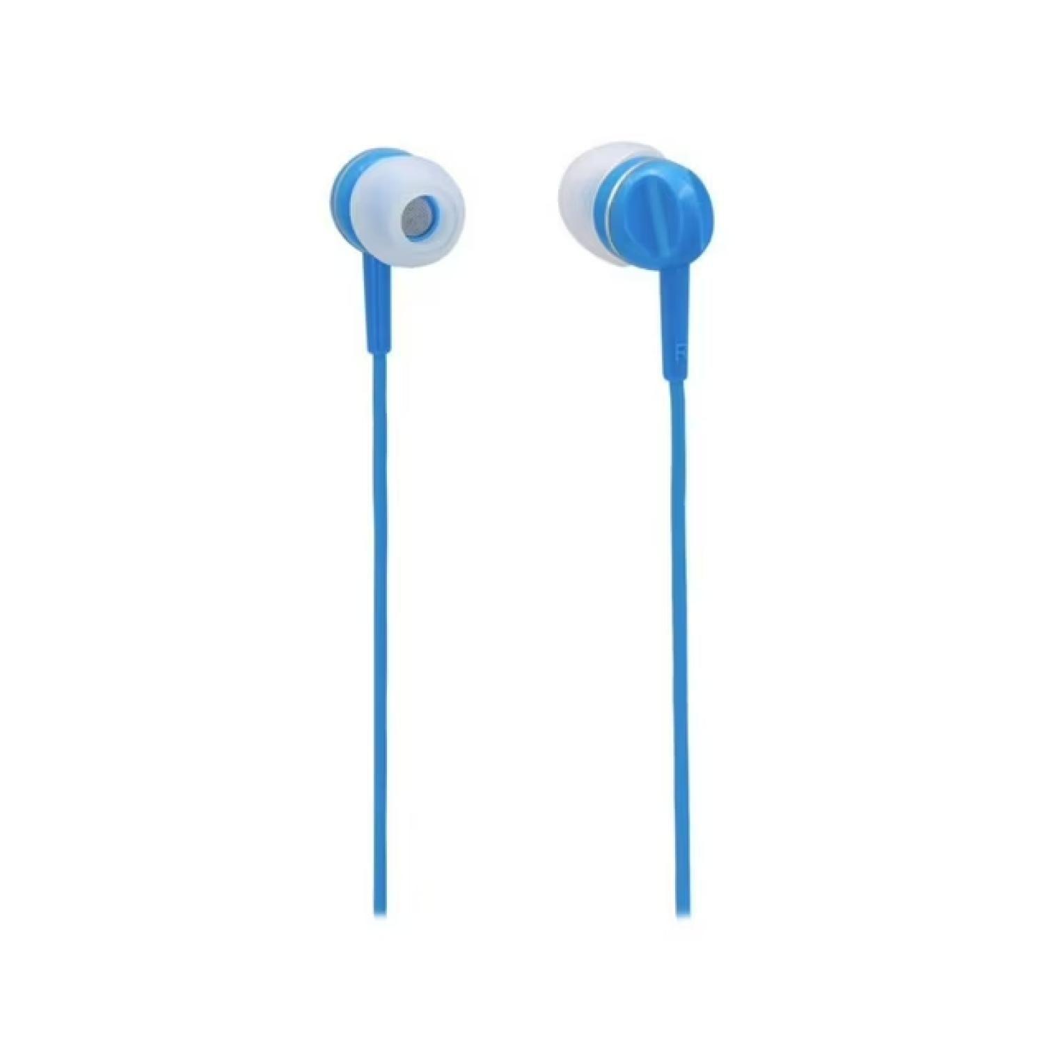 Audifonos Manos Libres Jack 3.5 Azul EarBuds 105-4