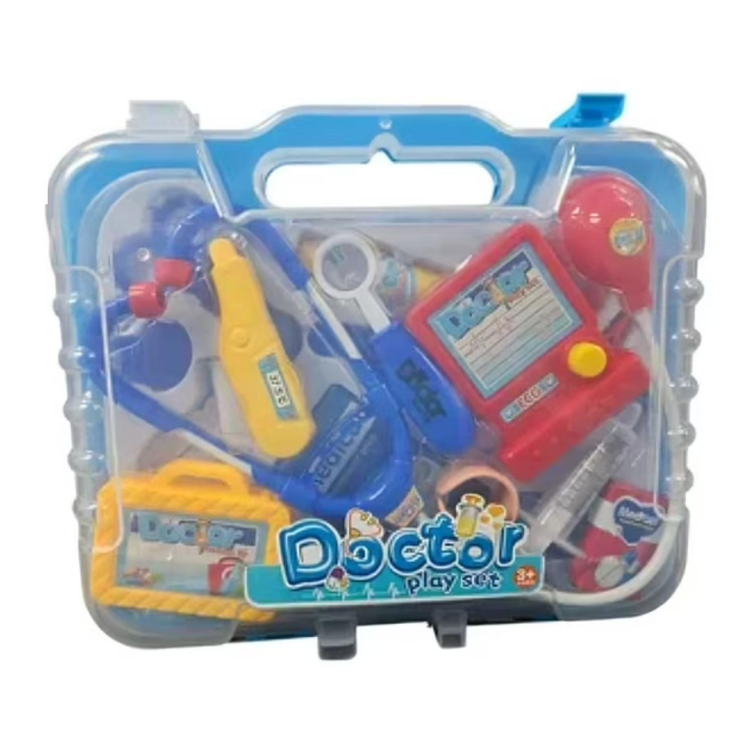 Juguete Set Maleta Doctor Con Accesorios Azul Infantil-2