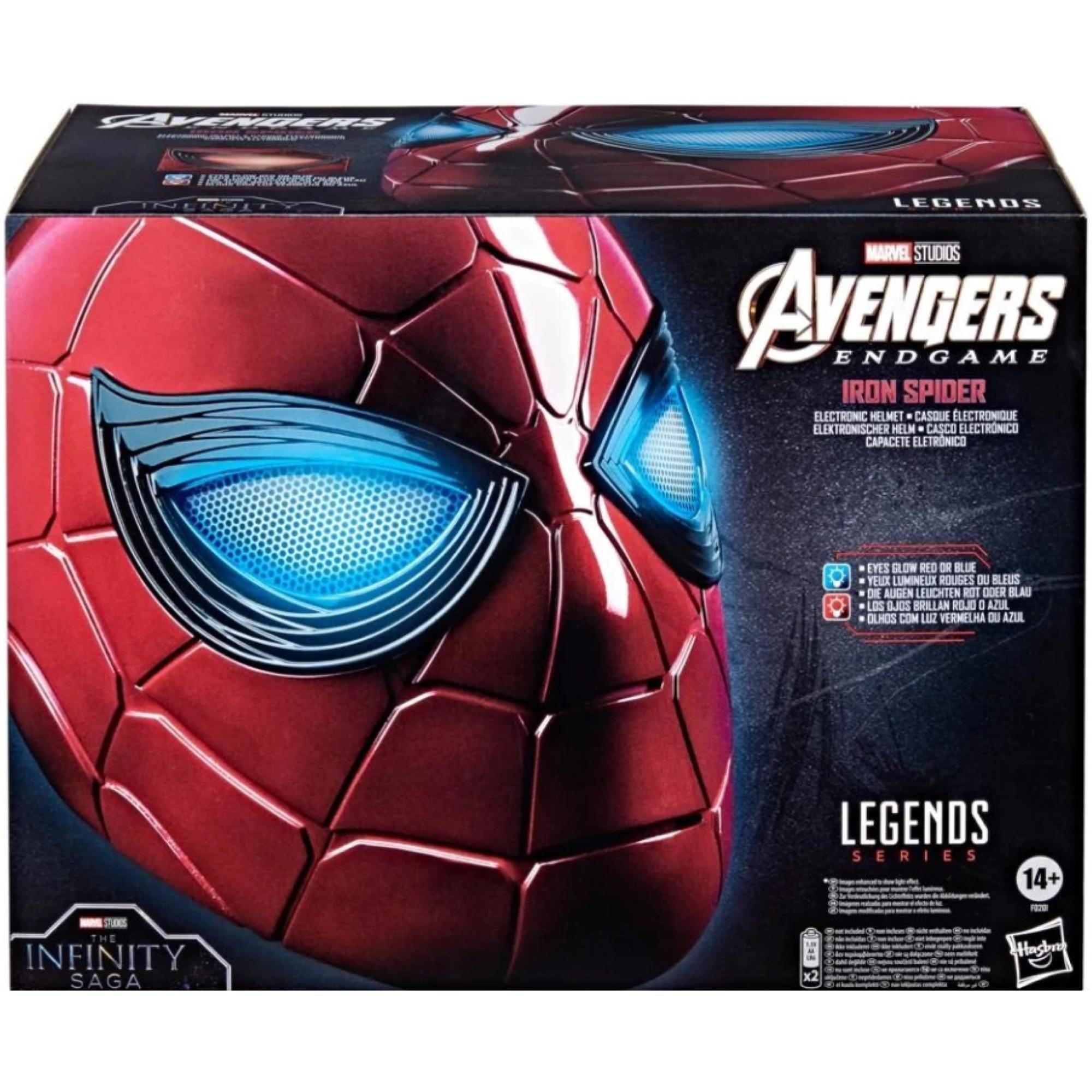 Juguete Casco Mascara Electronica Iron Spider Avengers-4
