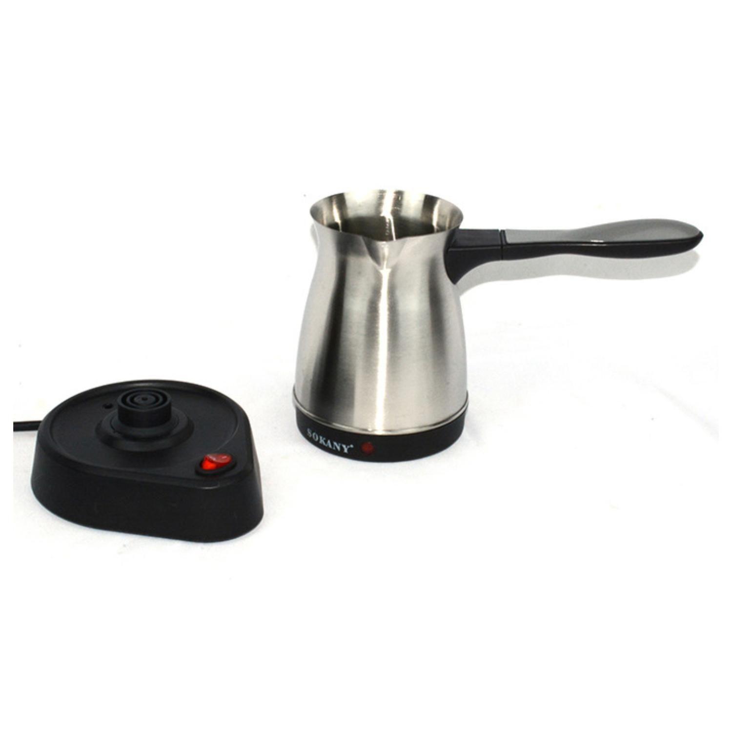 Cafetera Electrica 600W 500ML De Acero Inoxidable SK-214 Sokany-2