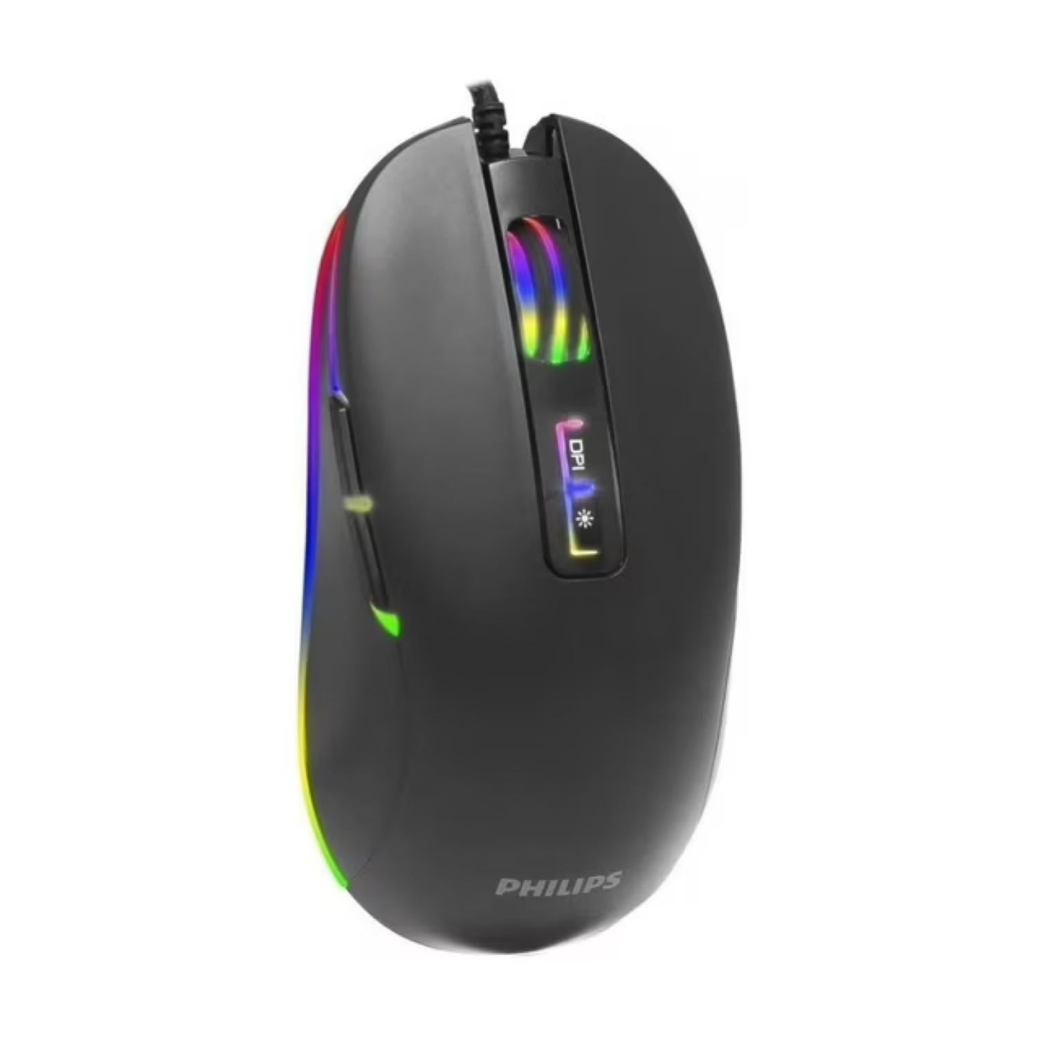Mouse Gamer USB 7 Botones 3600DPI RGB SPK9414-4