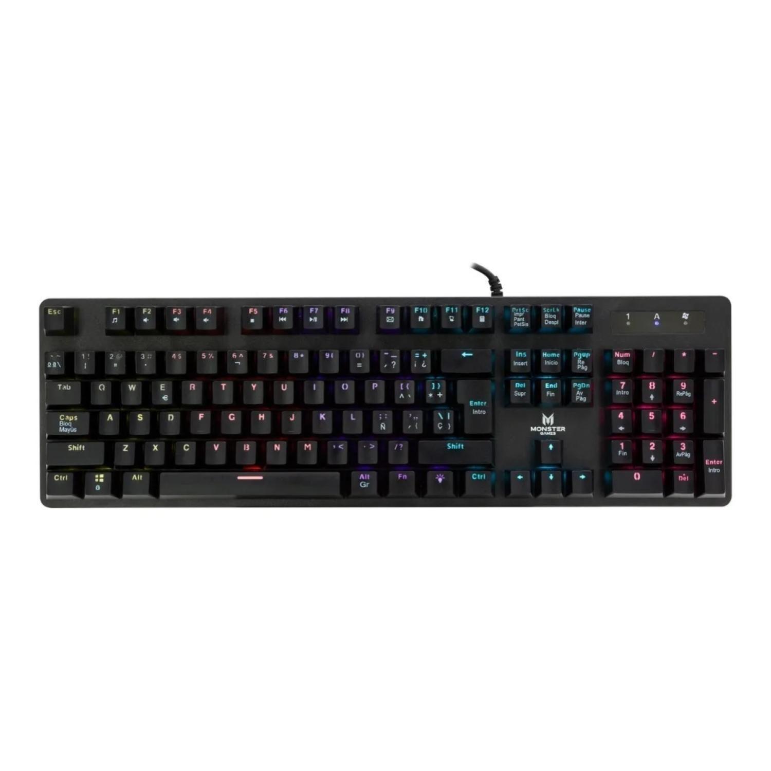 Teclado Gamer USB Retroiluminado Strategy-0