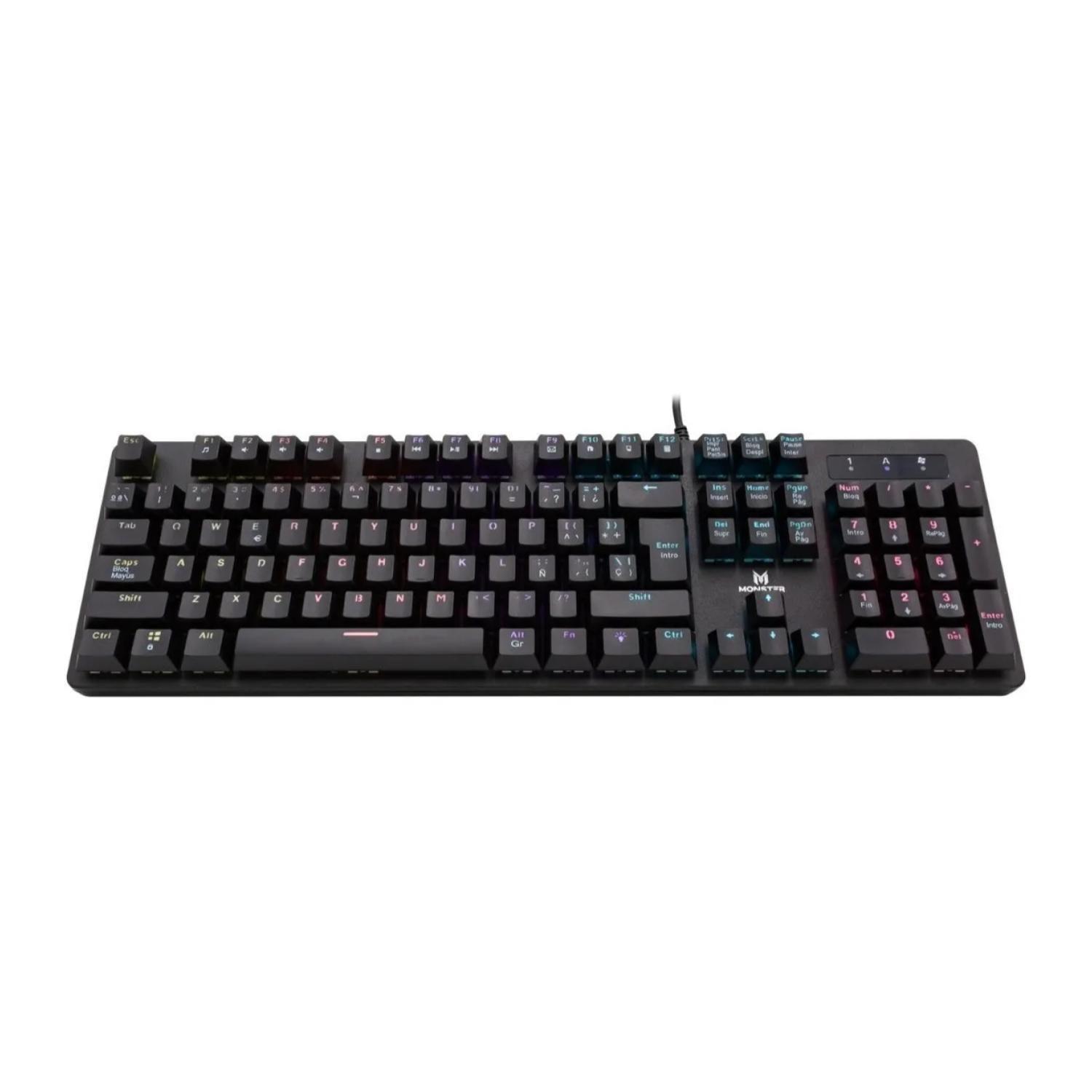 Teclado Gamer USB Retroiluminado Strategy-1