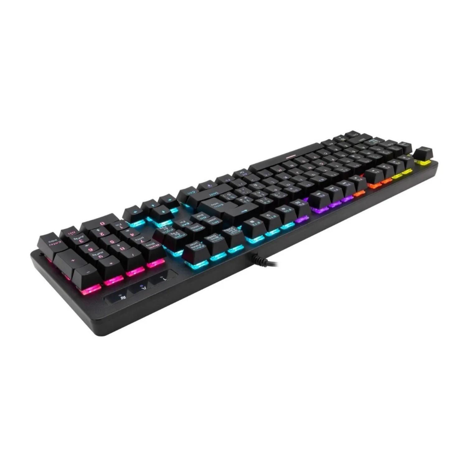 Teclado Gamer USB Retroiluminado Strategy-4