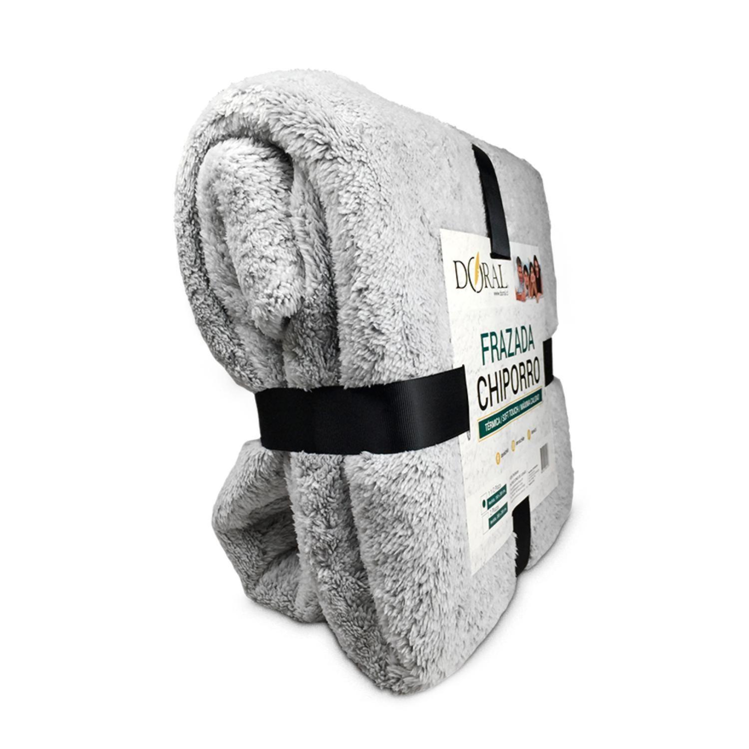 Frazada De Chiporro 2 Plazas 200x200xm Blanco Doral-1