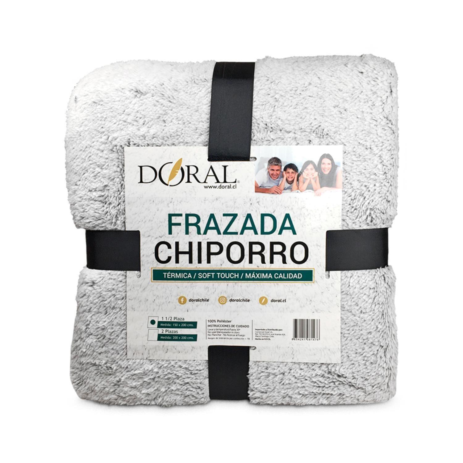 Frazada De Chiporro 2 Plazas 200x200xm Blanco Doral-0