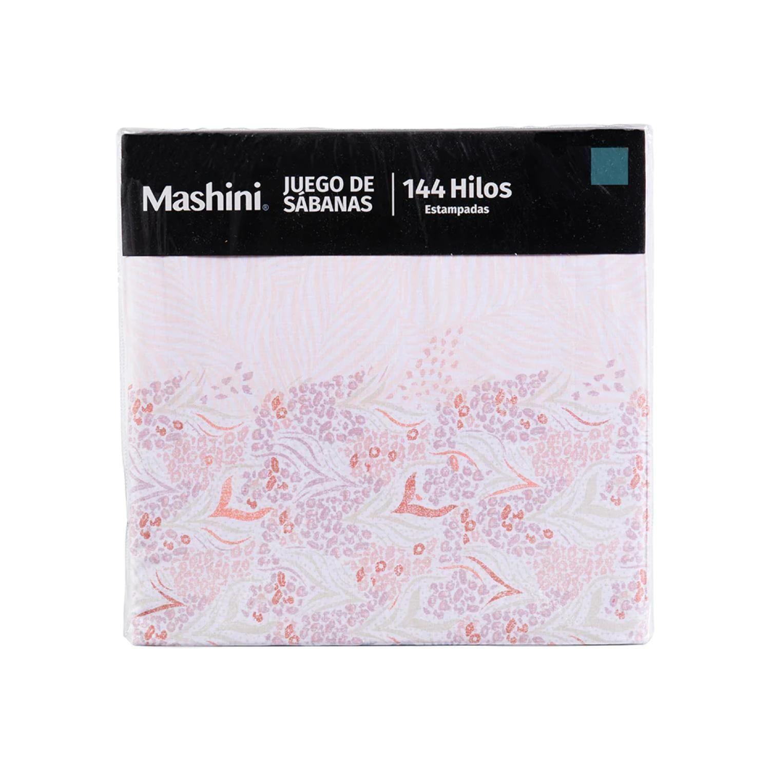 Juego De Sabanas 1.5 Plazas 144 Hilos Estampado Safari Mashini-0