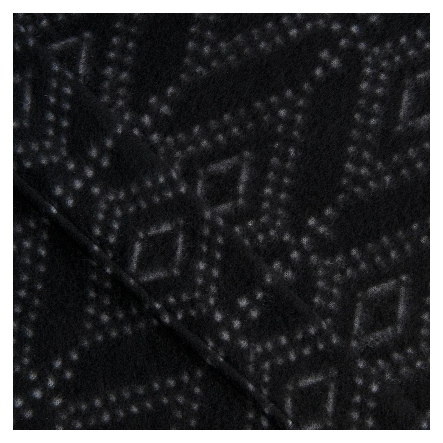 Juego De Sabanas De Polar 2 Plazas 240x210cm Negro Mashini-2