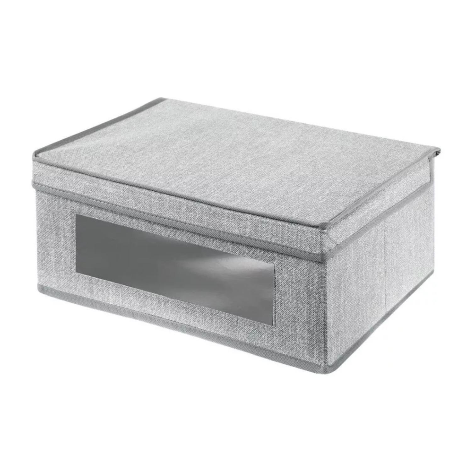 Caja Organizadora De Tela Plegable Ropa Closet 50x30x20cm-2