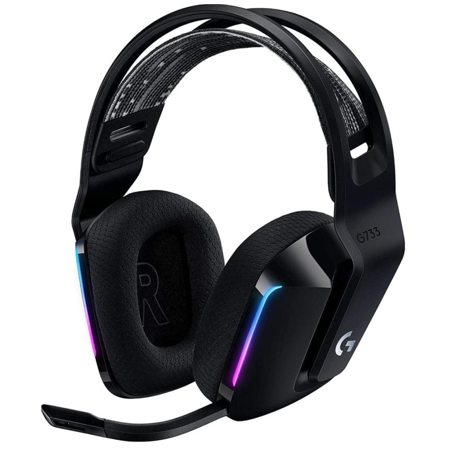 Audifono Gamer Inalambrico RGB Lightspeed Negro G733-0