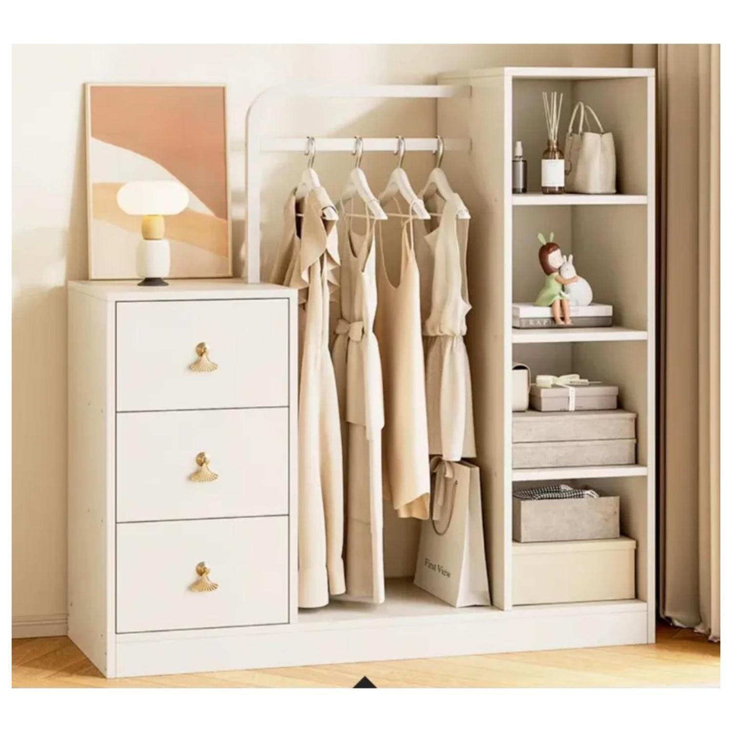 Mueble Armario Infantil Con Cajones Multiusos 140x133x40cm-2