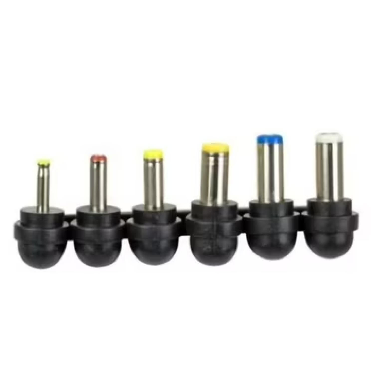 Eliminador De Pilas 1200mAh 6 Puntas Diferentes Negro-2