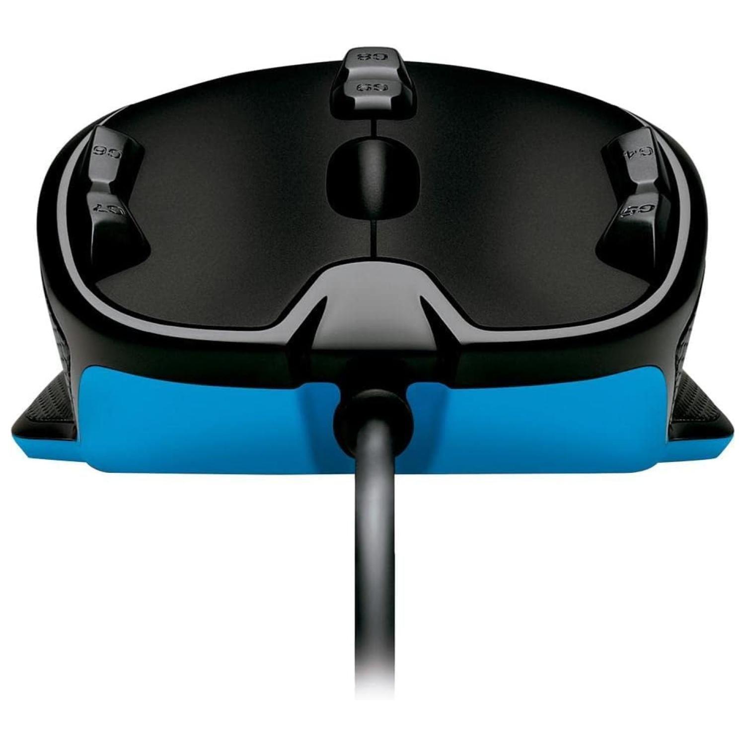 Mouse Gamer 9 Botones Alambrico G300 Negro-4
