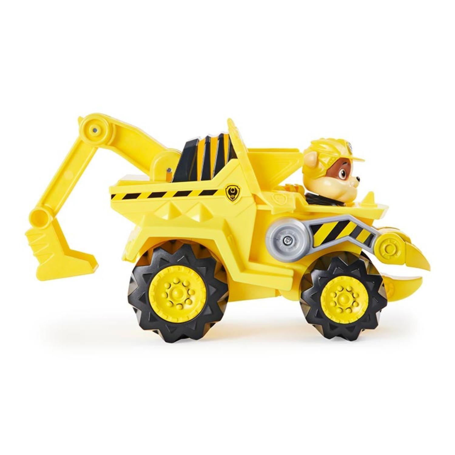 Juguete Rubble Excavadora Amarillo Friccion Paw Patrol-2