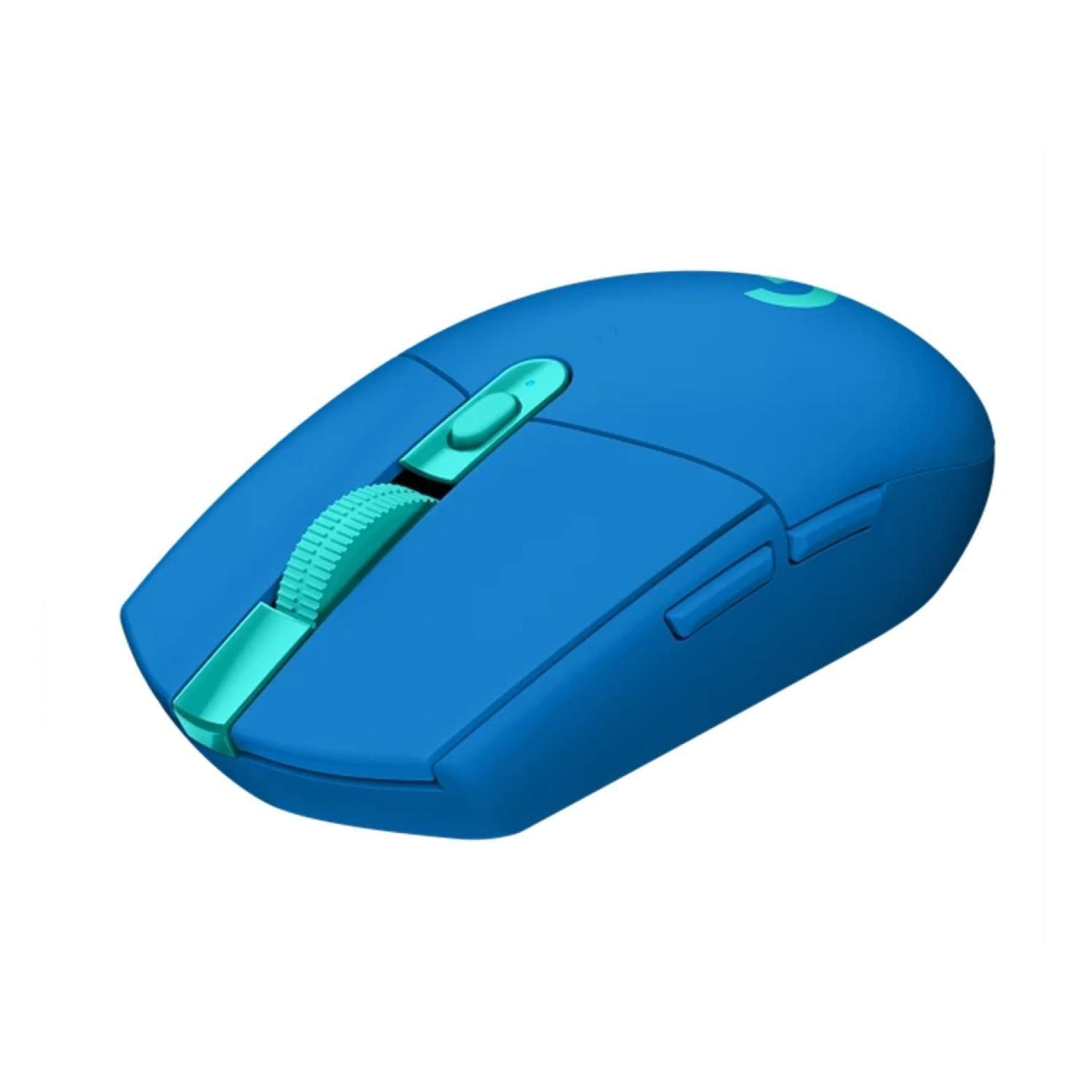 Mouse Gamer Alambrico 6 Botones 8000 DPI G203 RGB Azul-3