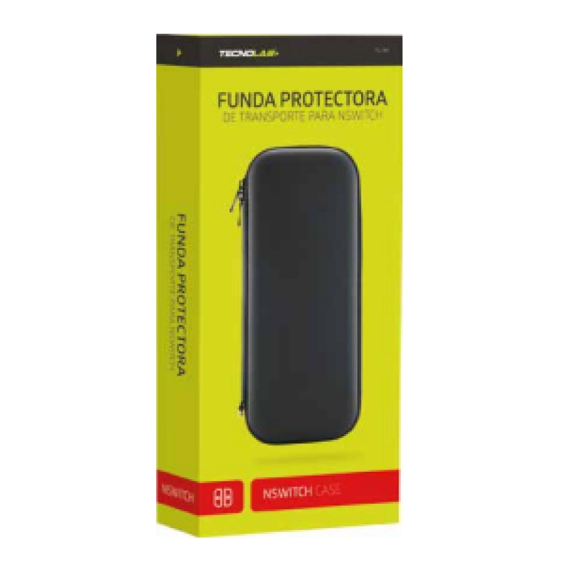 Funda Portatil Protectora Para Nintendo Switch Negro Tecnolab-4